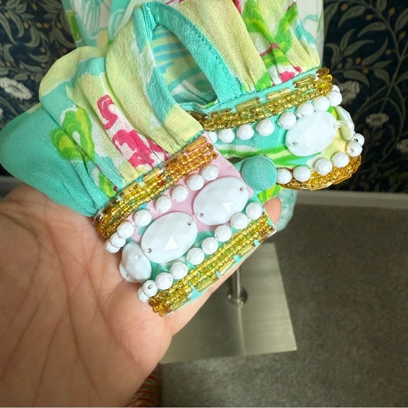 Lilly Pulitzer Madly Glamorous Harper Silk Beaded Dress - Picture 7 of 15